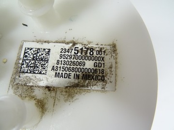 CORVETTE C7 6.2 ČERPADLO PALIVA PALIVOVÁ NAPÁJENÍ NÁDRŽ