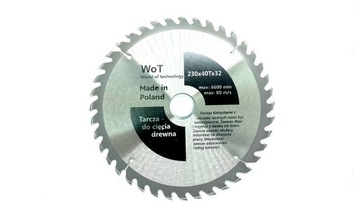 TARCZA WIDIOWA DO CIĘCIA drewna 230 WoT 32 40t