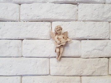 Гипсовый барельеф Ангел с гитарой, Амур ПОДАРОК