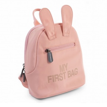 Plecak przedszkolny Childhome MY FIRST BAG różowy