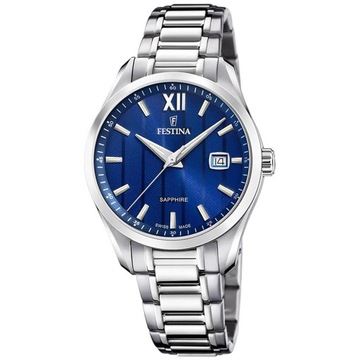 Zegarek Męski Festina F20026-2 srebrny bransoleta