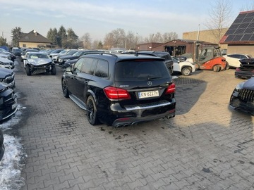 Mercedes GLS X166 Off-Tourer AMG 5.5 AMG 63 585KM 2018 Mercedes GLS Klasa 4Matic Kamery360 Pneumatyka 7os, zdjęcie 4
