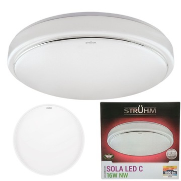 Lampa plafon hermetyczna SOLA LED 16W 02784 STRUHM