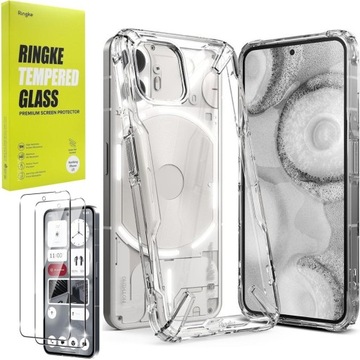 Etui RINGKE Fusion X +2x SZKŁO do Nothing Phone 2