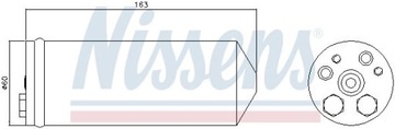 SUŠIČ KLIMATIZACE 95430 NISSENS MAZDA 323 F V