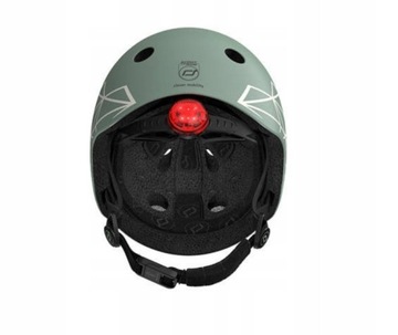 НАБОР СКУТЕРА Scoot And Ride 2 в 1 + ШЛЕМ XXS со светодиодной подсветкой для S LIFESTYLE Зеленый 1+