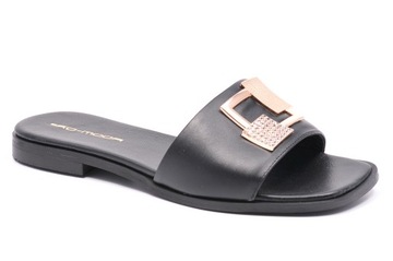 Klapki PRO-MODA 2923 Czarne Rozmiar 40