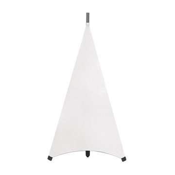 Uniwersalny stojak na głośniki DJ Light, biały, 2 strony