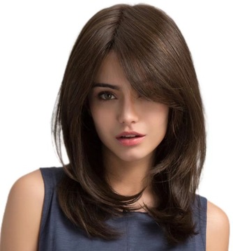 Peruka Damska Bob Peruki Naturalne Free Cap