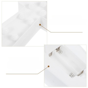 BATERIA NEON BIAŁY 3 D