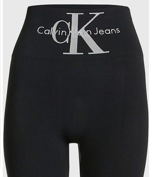 CK CALVIN KLEIN LEGINSY DAMSKIE MICROFIBE BLACK XL