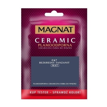 Tester farby MAGNAT CERAMIC Bezkresny tanzanit C67 30ml