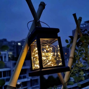 LAMPA SOLARNA LATARENKA LED LATARNIA DRUCIK LAMPION OGRODOWY BALKON taras