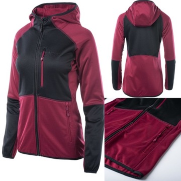 Bluza damska ROZPINANA SPORTOWA DRESOWA Z KAPTUREM HI-TEC L