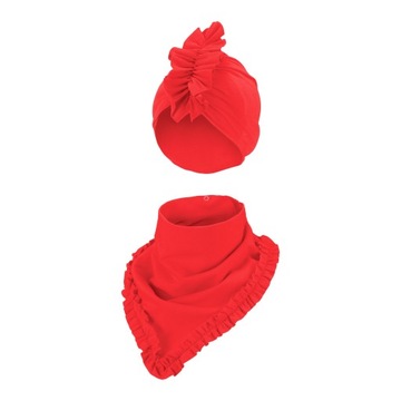 Czapka turban chusta jak komin dla dziecka 54