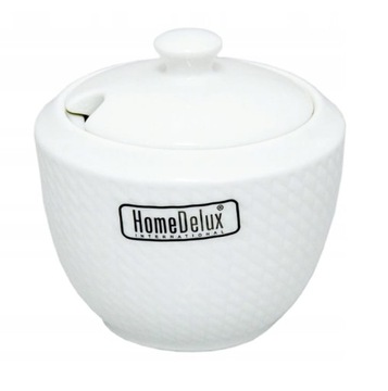 Cukiernica porcelanowa biała RETE HomeDelux