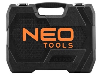 НЕО Набор ключей 150 шт. 1/2', 1/4' 10-210