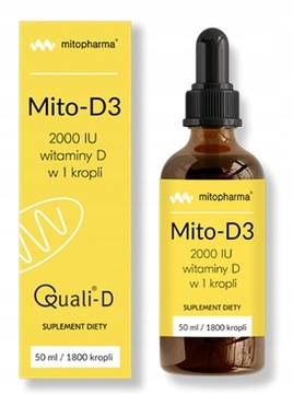 Mito-D3 Witamina D3 w kroplach 50 ml - 1800 kropli