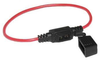 Gniazdo bezpiecznika samochodowego mini 20A kabel