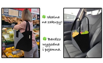 Сумка-шоппер из экологического фетра - Цветок