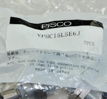 VPHC15LSE6J PISCO Вакуумная присоска