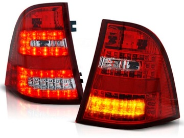 SVĚTLA DIODOVÉ MERCEDES W163 ML 98-05 RED WHITE LED