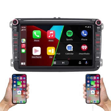 РАДИО МОНИТОР ANDROID AUTO CARPLAY 2 КАМЕРЫ