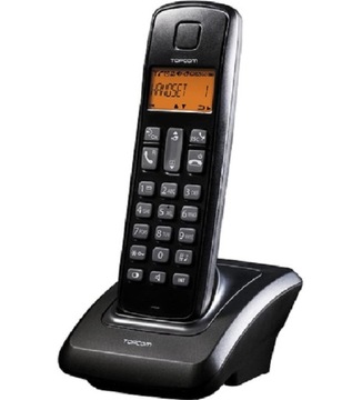 Telefon TOPCOM Butler E700 Bezprzewodowy Stacjonarny czarny Zestaw NOWY