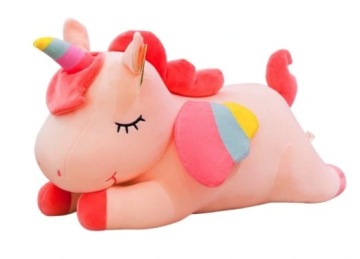 JEDNOROŻEC RÓŻOWY UNICORN MASKOTKA PLUSZAK DLA DZIECI PREZENT 65 CM