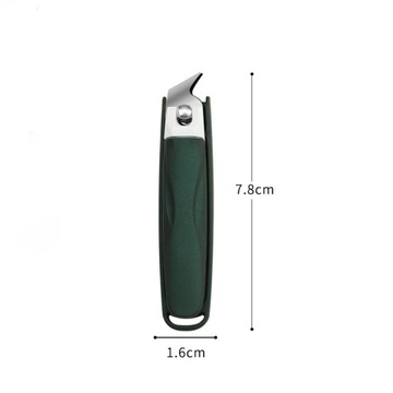 2022 New nail clipper a single large splash proof bevel nail clippers suit
