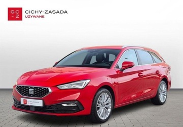 Seat Leon IV Sportstourer Plug-In 1.4 e-HYBRID 204KM 2021 Seat Leon 1.4e-Hybrid 204KM Xcellence DSG LED HAK El.Klapa Kamera Alu17 AS