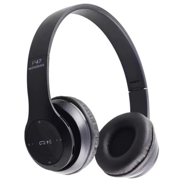 P47 БЕСПРОВОДНЫЕ НАУШНИКИ BLUETOOTH MP3 МИКРОФОН