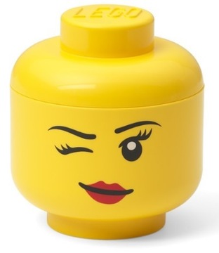 LEGO POJEMNIK MINI GŁOWA DZIEWCZYNKA OCZKO