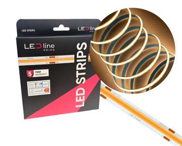 Rolka 5m LED line PRIME taśma LED COB 24V 2700K 8W