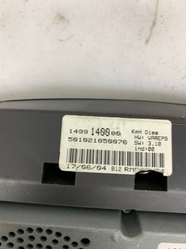 PŘÍSTROJOVÁ DESKA BUDÍK 1499140080 PSA