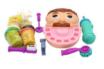 CIASTOLIN MAŁY DENTYSTA LEKARZ STOMATOLOG ZESTAW DENTYSTYCZNY PREZENT