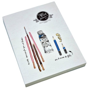 Szkicownik książkowy Allie Spencer Watercolor Soul B5 gruby 128 kartek