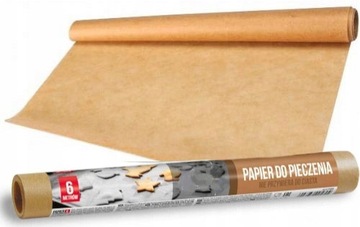 Papier do pieczenia brązowy 6m