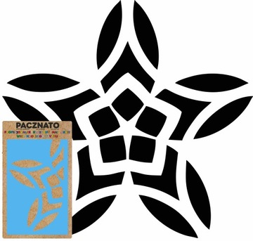 Szablon malarski MANDALA wielokrotny DUŻY szablony