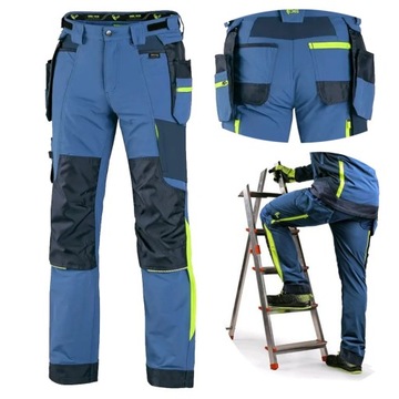 Рабочие брюки Суперпрочные гибкие прочные защитные CXS СТРЕЙЧ В 4 СТОРОНАХ