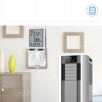 ВАТ МЕТР СЧЕТЧИК ПОТРЕБЛЕНИЯ ТОКА ЭНЕРГИЯ HD