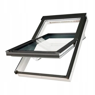 Okno dachowe 3 szybowe FAKRO PTP-V U4 66x140 RAL 7022