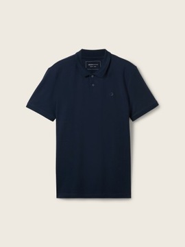 Denim Tom Tailor Basic Polo Shirt With A Logo Prin