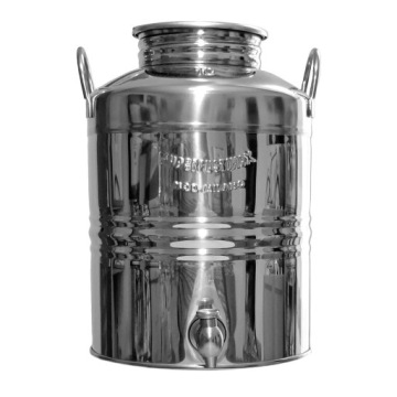 Бочка-бочка, НЕРЖАВЕЮЩАЯ СТАЛЬ, INOX, банка с краном, кран, 10л, для напитков