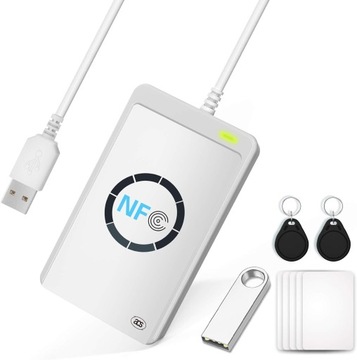 Czytnik USB NFC RFID Reader Karty Chip
