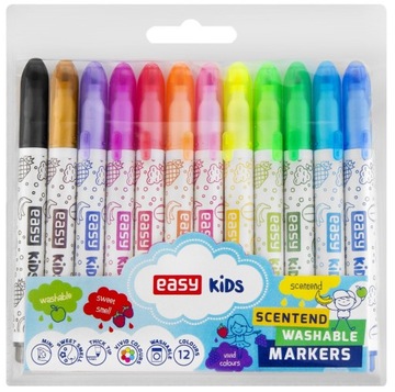 МИНИ АРОМАТИЧЕСКИЕ СТИРАЕМЫЕ РУЧКИ 12 ЦВЕТОВ EASY