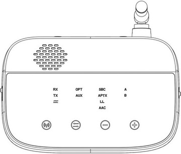 Музыкальный передатчик и приемник Renkforce BTHP-100