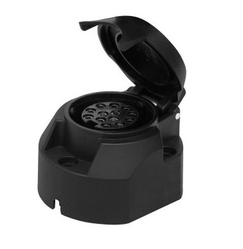 13-контактная электрическая розетка сцепного устройства прицепа