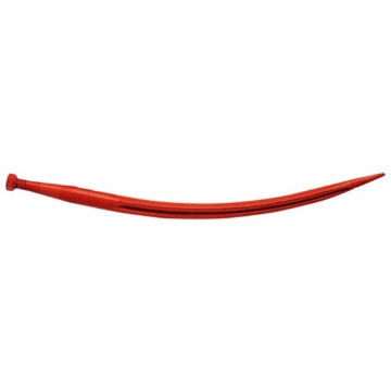SHW Ząb ładowacza wygięty 760mm M22x1,5 podówjne T