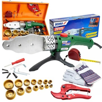 МАШИНА ДЛЯ СВАРКИ ТРУБ DEDRA DED7514 ТЕРМОСТАТ 16-63 мм